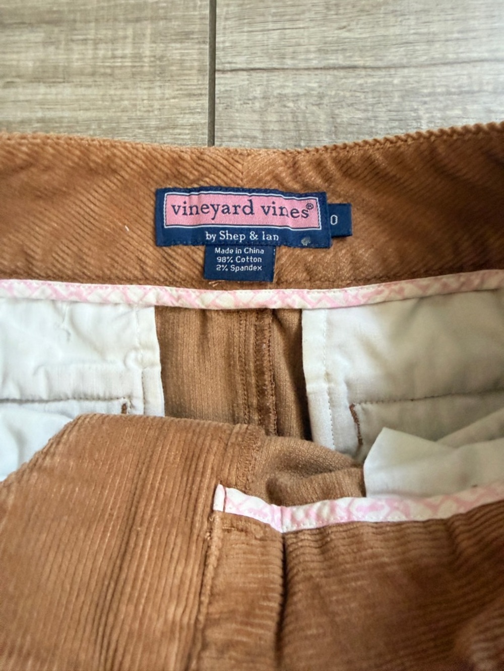 Vineyard Vines Camel Corduroy Mini Skirt 0 Retro 2018 Preppy Neutral - Picture 2 of 9